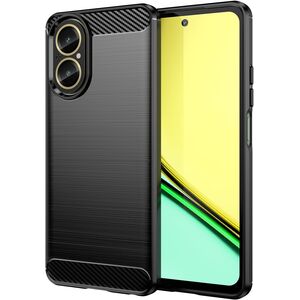 Husa pentru Realme C67 4G Liquid Carbon Silicone, negru