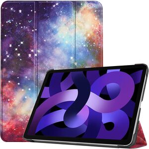Husa pentru Apple iPad Air 13 2024 cu functie wake-up/sleep, tip stand, galaxy