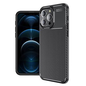 Husa iPhone 12 Pro Max Techsuit CarbonFiber, negru