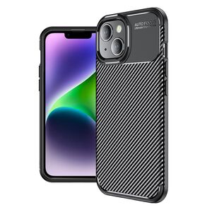 Husa iPhone 14 Techsuit CarbonFiber, negru