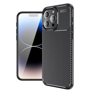 Husa iPhone 14 Pro Techsuit CarbonFiber, negru