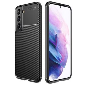 Husa Samsung Galaxy S21 FE 5G Techsuit CarbonFiber, negru