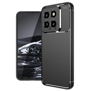 Husa Xiaomi 14 Techsuit CarbonFiber, negru