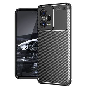 Husa Xiaomi Redmi Note 12 5G Techsuit CarbonFiber, negru