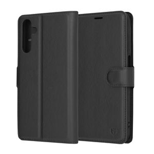 Husa pentru Samsung Galaxy A15 Wallet tip carte, negru