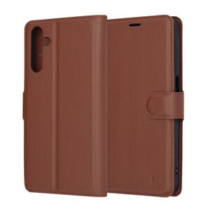 Husa Samsung Galaxy A15 4G Techsuit Leather Folio, maro