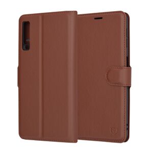Husa Samsung Galaxy A7 2018 Techsuit Leather Folio, maro