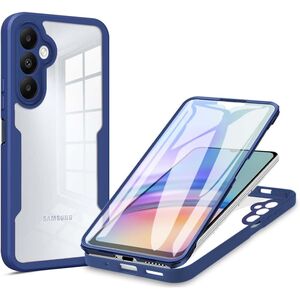 Pachet 360: Husa cu folie integrata pentru Samsung Galaxy A55 Cover360 fata / spate - blue