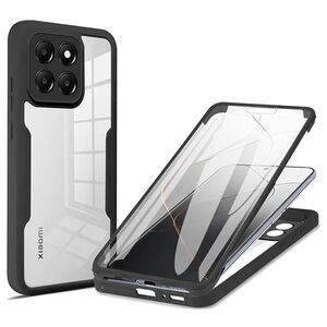 Pachet 360: Husa cu folie integrata pentru Xiaomi 14 Cover360 fata / spate, negru