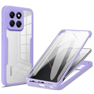 Pachet 360: Husa cu folie integrata pentru Xiaomi 14 Cover360 fata / spate - negru