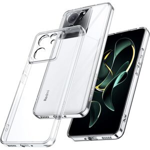Husa pentru Xiaomi 13T / 13T Pro Slim & Light Anti Shock 1.5mm, Transparent