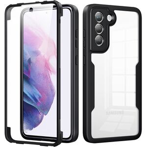 Pachet 360: Husa cu folie integrata pentru Samsung Galaxy S23 FE Cover360 fata / spate - negru