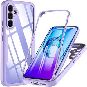 Pachet 360: Husa cu folie integrata pentru Samsung Galaxy A25 Cover360 fata / spate - mov