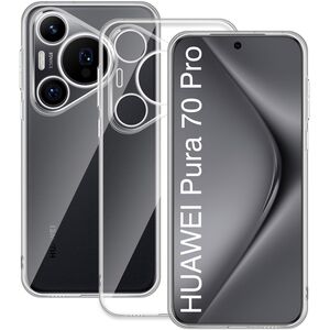 Husa pentru Huawei Pura 70 Pro Slim Anti-Shock 1.5mm, Transparent