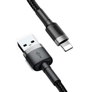 Cablu de date Lightning Baseus, 2.4A, 480Mbps, 50cm, CALKLF-AG1