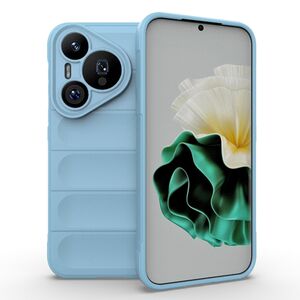 Husa pentru  Huawei Pura 70 Pro Liquid Silicone, Microfibre Lining, Non-Slip Airbag Design, albastru