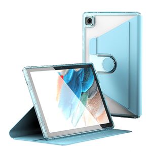 Husa pentru Samsung Galaxy Tab A9 Plus 11 inch rotativa de tip stand cu functie sleep/wake-up, sky blue