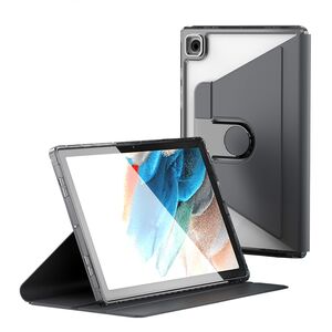 Husa pentru Samsung Galaxy Tab A9 Plus 11 inch rotativa de tip stand cu functie sleep/wake-up, negru