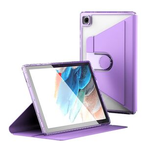 Husa pentru Samsung Galaxy Tab A9 Plus 11 inch rotativa de tip stand cu functie sleep/wake-up, mov