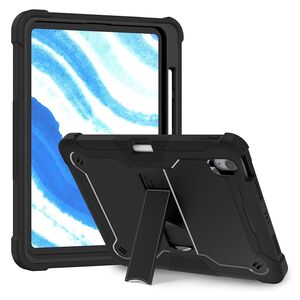 [Pachet 360°] Husa + folie din sticla pentru  Apple iPad Air 11 2024 / 2025​ M2, M3 Rugged Heavy Duty - negru