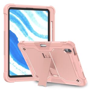 [Pachet 360°] Husa + folie din sticla pentru  Apple iPad Air 11 2024 / 2025​ M2, M3 Rugged Heavy Duty - roz