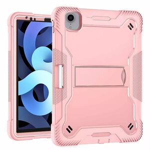 [Pachet 360°] Husa + folie sticla iPad Pro 11 2022 / 2021 Techsuit Rugged TabShell, roz