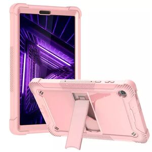 [Pachet 360°] Husa + folie sticla Lenovo Tab M10 Plus TB-X606F Techsuit Rugged TabShell, roz