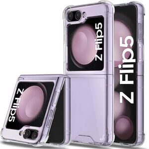 Husa pentru Samsung Galaxy Z Flip 5 Anti-Shock 1.5mm, reinforced corners, transparent