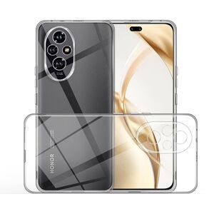 Husa pentru Honor 200 Pro, Anti-Shock 1.5mm, cu protectie lentile, Transparent