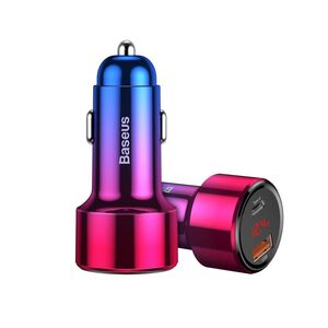 Incarcator auto bricheta Type C Baseus Magic, 45W, multicolor