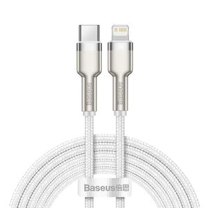 Cablu de date Type C Baseus, 20W, 2m, alb, CATLJK-B02