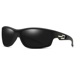 Ochelari dreptunghiulari sport Techsuit 201910, negru