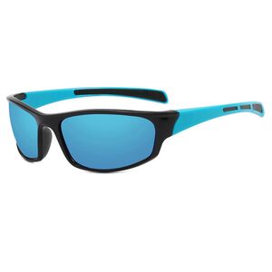 Ochelari de soare rectangulari sport Techsuit 9937, albastru
