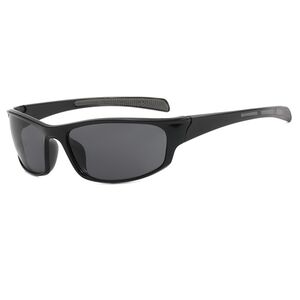 Ochelari de soare rectangulari sport Techsuit 9937, negru