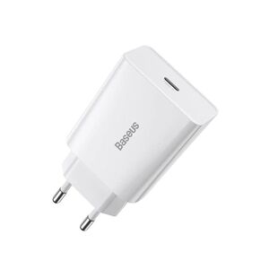 Incarcator priza USB-C Quick Charge Baseus Speed, 20W, alb