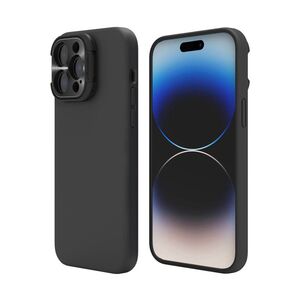 Husa iPhone 16 Pro Max Nillkin Lens Wing Magnetic, negru