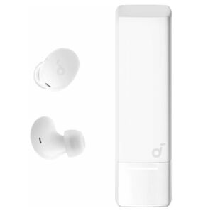 Casti Bluetooth Noise Cancelling cu microfon Anker A30i, alb