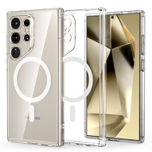 Husa pentru  Samsung Galaxy S24 Ultra cu MagSafe ESR - Classic Hybrid HaloLock - transparent