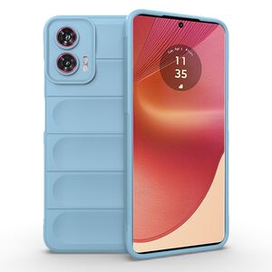 Husa pentru Motorola Edge 50 Fusion Liquid Silicone, Microfibre Lining, Non-Slip Airbag Design, blue