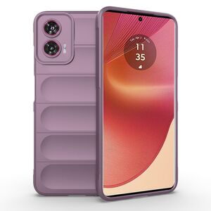 Husa pentru Motorola Edge 50 Fusion Liquid Silicone, Microfibre Lining, Non-Slip Airbag Design, mov