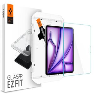Folie sticla iPad Air 13 2025 / 2024 M3, M2 Spigen Glas.t R Ez Fit 9H, transparenta