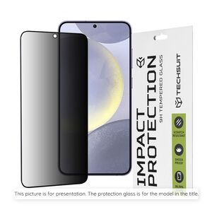 Folie sticla Oppo A60 Techsuit 111D Privacy Full Glue, negru