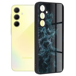 Husa pentru  Samsung Galaxy A35 Colorful Varnish Anti-scrath, Albastru inchis
