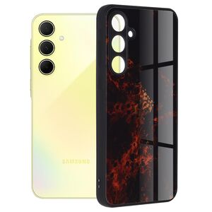 Husa pentru  Samsung Galaxy A35 Colorful Varnish Anti-scrath, Rosu