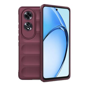 Husa pentru  Oppo A60 Liquid Silicone, Microfibre Lining, Non-Slip Airbag Design, burgundy