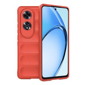Husa pentru  Oppo A60 Liquid Silicone, Microfibre Lining, Non-Slip Airbag Design, rosu