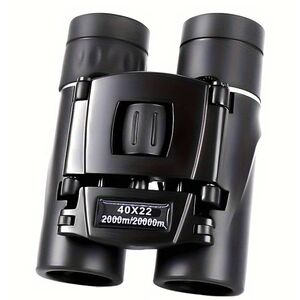 Binoclu compact 40 x 22 Long Range, pliabil, focus reglabil, ideal vânătoare, sport, camping, calatorii outdoor, negru