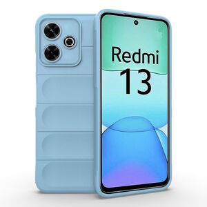 Husa pentru Xiaomi Redmi 13 Liquid Silicone, Microfibre Lining, Non-Slip Airbag Design, blue