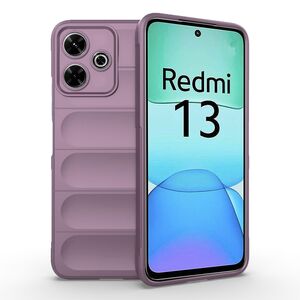 Husa pentru Xiaomi Redmi 13 Liquid Silicone, Microfibre Lining, Non-Slip Airbag Design, mov