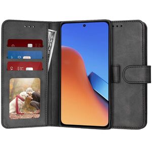 Husa pentru Realme 12 tip carte 360 Kickstand Portofel Multifunctional, Protectie Completa, negru